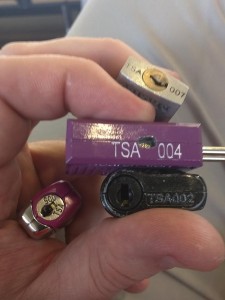 TSA locks shown